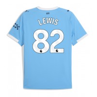 Manchester City Rico Lewis #82 Hjemmedrakt 2025-26 Kortermet